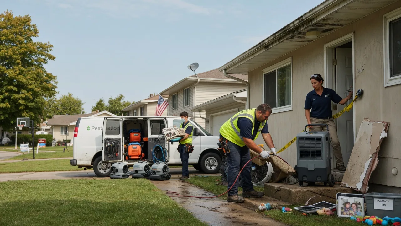 Water Damage Restoration in Rhome, TX near me